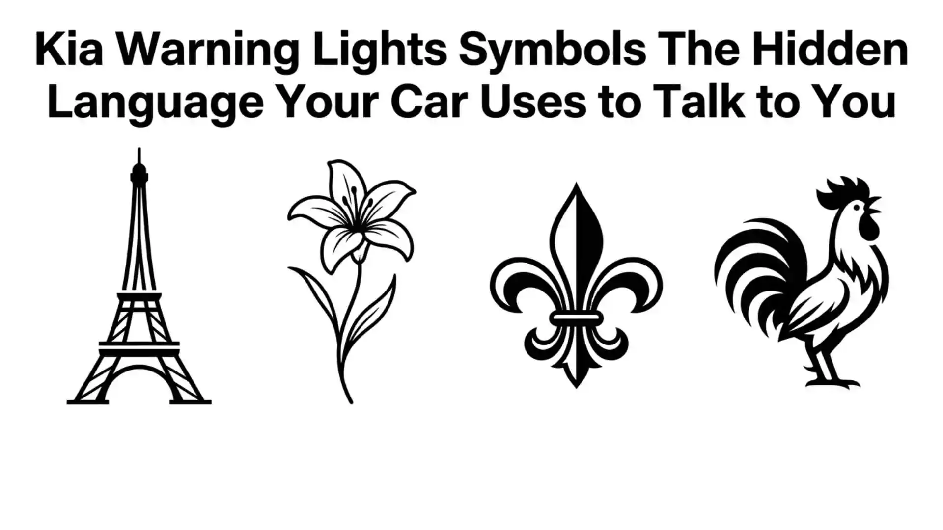 Kia Warning Lights Symbols