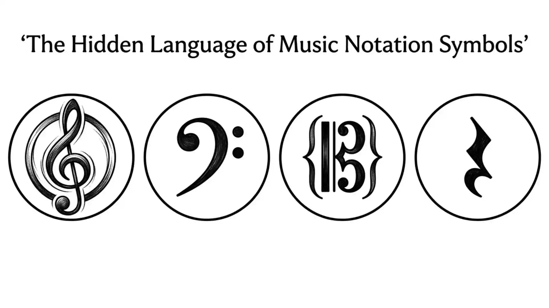 The Hidden Language of Music Notation Symbols
