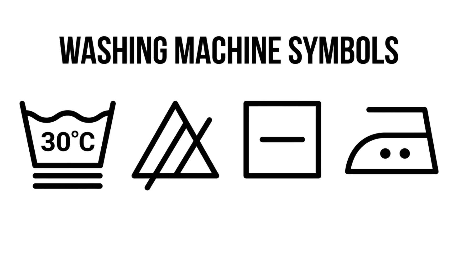 Washing Machine Symbols